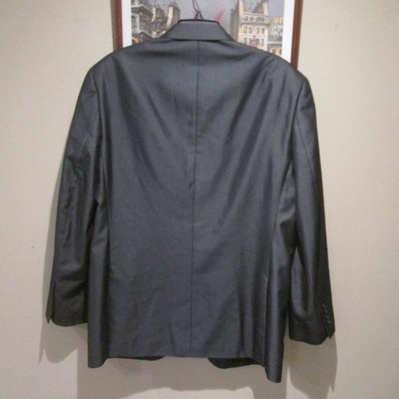 BLAIR UNDERWOOD mens 42R Dark Gray 2-button SPORT COAT Jacket Blazer - Picture 4 of 5